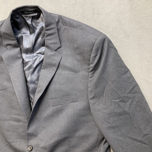 Lauren Ralph Lauren Slim Fit Mens 100% Wool Coat Blazer 2-Button Jacket Size 46R - Picture 5 of 16